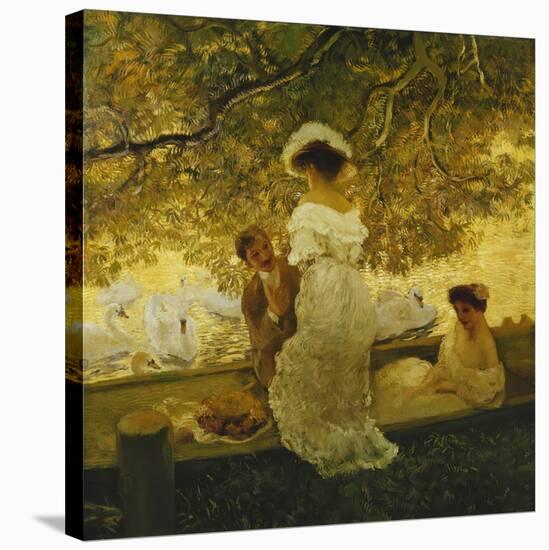 The Boating Trip-Gaston Latouche-Stretched Canvas