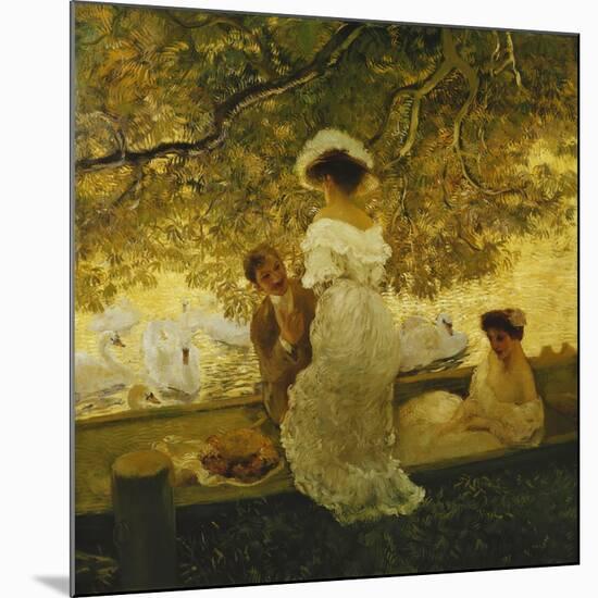 The Boating Trip-Gaston Latouche-Mounted Giclee Print