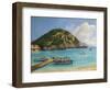 The Boats Of Paleokastritsa-kirilstanchev-Framed Art Print