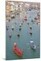 The boats of the historical procession for the historical Regatta on the Grand Canal of Venice-Carlo Morucchio-Mounted Photographic Print