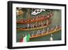 The boats of the historical procession for the historical Regatta on the Grand Canal of Venice-Carlo Morucchio-Framed Photographic Print