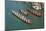 The boats of the historical procession for the historical Regatta on the Grand Canal of Venice-Carlo Morucchio-Mounted Photographic Print