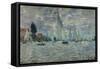 The Boats, or Regatta at Argenteuil, circa 1874-Claude Monet-Framed Stretched Canvas