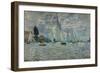 The Boats, or Regatta at Argenteuil, circa 1874-Claude Monet-Framed Giclee Print