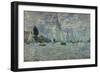 The Boats, or Regatta at Argenteuil, circa 1874-Claude Monet-Framed Giclee Print