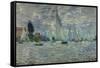 The Boats, or Regatta at Argenteuil, circa 1874-Claude Monet-Framed Stretched Canvas