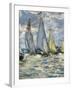 The Boats, or Regatta at Argenteuil-Claude Monet-Framed Art Print