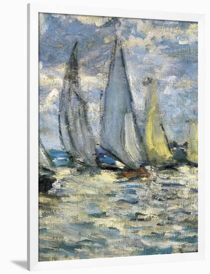 The Boats, or Regatta at Argenteuil-Claude Monet-Framed Art Print