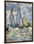 The Boats, or Regatta at Argenteuil-Claude Monet-Framed Art Print