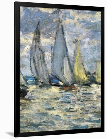 The Boats, or Regatta at Argenteuil-Claude Monet-Framed Art Print