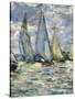 The Boats, or Regatta at Argenteuil-Claude Monet-Stretched Canvas