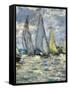 The Boats, or Regatta at Argenteuil-Claude Monet-Framed Stretched Canvas