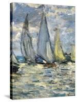 The Boats, or Regatta at Argenteuil-Claude Monet-Stretched Canvas