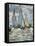 The Boats, or Regatta at Argenteuil-Claude Monet-Framed Stretched Canvas