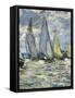 The Boats, or Regatta at Argenteuil-Claude Monet-Framed Stretched Canvas