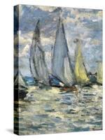 The Boats, or Regatta at Argenteuil-Claude Monet-Stretched Canvas