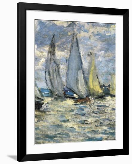 The Boats, or Regatta at Argenteuil-Claude Monet-Framed Art Print