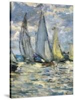 The Boats, or Regatta at Argenteuil-Claude Monet-Stretched Canvas