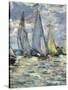 The Boats, or Regatta at Argenteuil-Claude Monet-Stretched Canvas