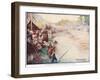 The Boats Stuck in the Mud and Were an Easy Mark-Joseph Ratcliffe Skelton-Framed Giclee Print