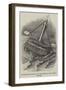 The Boatswain Making Fast the Rudder of the Ripon Steamer-null-Framed Giclee Print