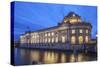 The Bode Museum on the Museum's Island in the Centre of Berlin. the River Spree in the Foreground.-David Bank-Stretched Canvas