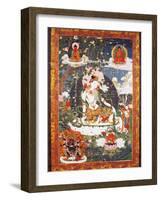 The Bodhisattva Avalokitesvara Padmapani Sitting-null-Framed Giclee Print