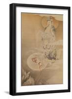 The Bodhisattva Kannon, 1883-Kano Hogai-Framed Giclee Print