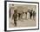 The Body of a Gilt Chariot Being Removed from the Tomb of Tutankhamun, Valley of the Kings-Harry Burton-Framed Photographic Print