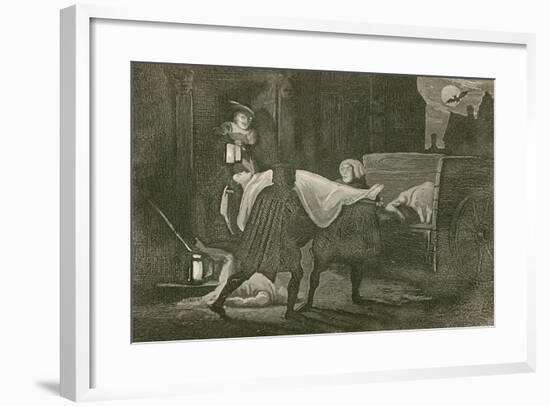 The Body of Amabel Carried to the Dead Cart-John Franklin-Framed Giclee Print