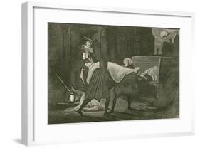 The Body of Amabel Carried to the Dead Cart-John Franklin-Framed Giclee Print