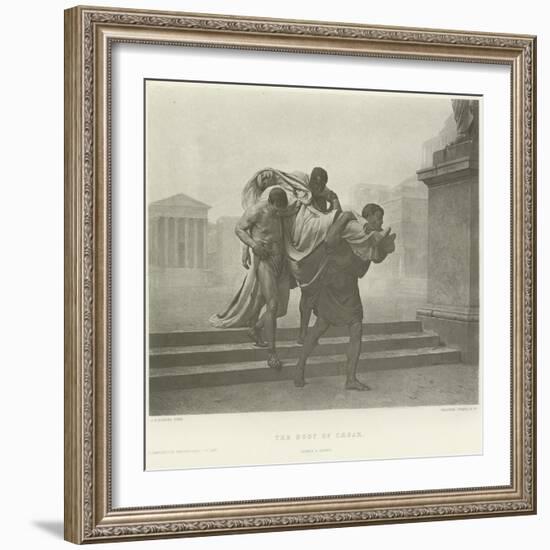 The Body of Caesar-Jean-Andre Rixens-Framed Giclee Print