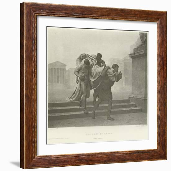 The Body of Caesar-Jean-Andre Rixens-Framed Giclee Print