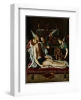 The Body of Christ Anointed by Two Angels-Alessandro Allori-Framed Giclee Print