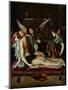 The Body of Christ Anointed by Two Angels-Alessandro Allori-Mounted Giclee Print