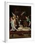 The Body of Christ Anointed by Two Angels-Alessandro Allori-Framed Giclee Print