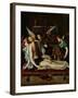 The Body of Christ Anointed by Two Angels-Alessandro Allori-Framed Giclee Print