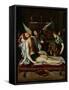 The Body of Christ Anointed by Two Angels-Alessandro Allori-Framed Stretched Canvas