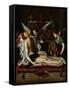 The Body of Christ Anointed by Two Angels-Alessandro Allori-Framed Stretched Canvas