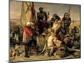 The Body of Harold Brought before William the Conqueror, 1844-61-Ford Madox Brown-Mounted Giclee Print