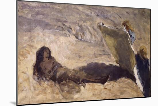 The Body of Mary of Egypt Found by Angels, 1875-Domenico Morone-Mounted Giclee Print