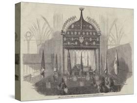 The Body of Monk, Duke of Albemarle, Lying in State in Westminster Abbey-null-Stretched Canvas