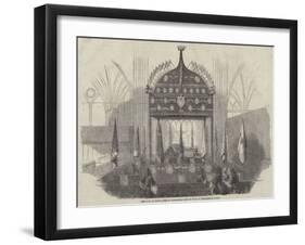 The Body of Monk, Duke of Albemarle, Lying in State in Westminster Abbey-null-Framed Giclee Print