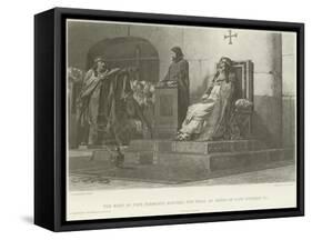 The Body of Pope Formosus Exhumed for Trial by Order of Pope Stephen Vii-Jean Paul Laurens-Framed Stretched Canvas