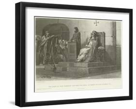 The Body of Pope Formosus Exhumed for Trial by Order of Pope Stephen Vii-Jean Paul Laurens-Framed Giclee Print