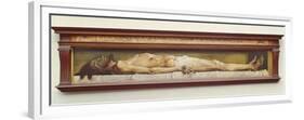 The Body of the Dead Christ in the Tomb. 1521-Hans Holbein the Younger-Framed Giclee Print