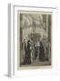 The Body of the Late Francis Deak Lying in State at Pesth, Visit of the Empress of Austria-Joseph Nash-Framed Giclee Print