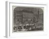 The Body of the Late King of the Belgians Taken into Brussels by Torchlight-Charles Robinson-Framed Giclee Print