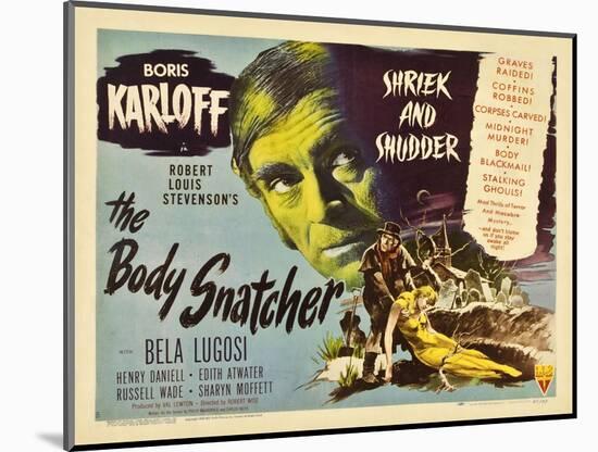 The Body Snatcher, 1945-null-Mounted Art Print