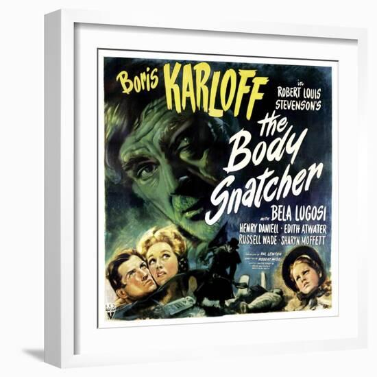 The Body Snatcher, Boris Karloff (Top), Sharyn Moffett (Bottom, Right), 1945-null-Framed Photo